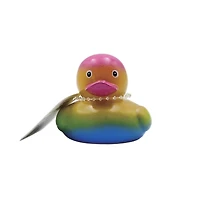 Assorted 2" Rainbow Rubber Duck, 1pc. by Fab Finds