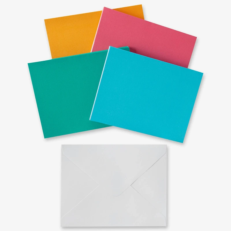 Solid Rainbow Cards & Envelopes by Recollections™, 4.25" x 5.5"