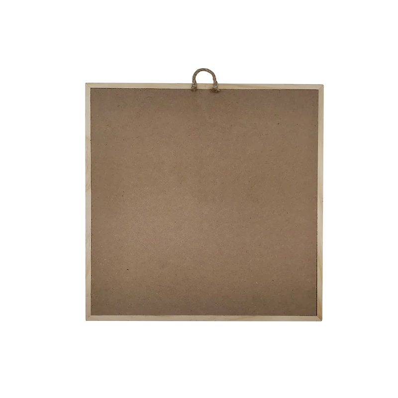 12" x 12" Framed Pinewood Chalkboard by Make Market®