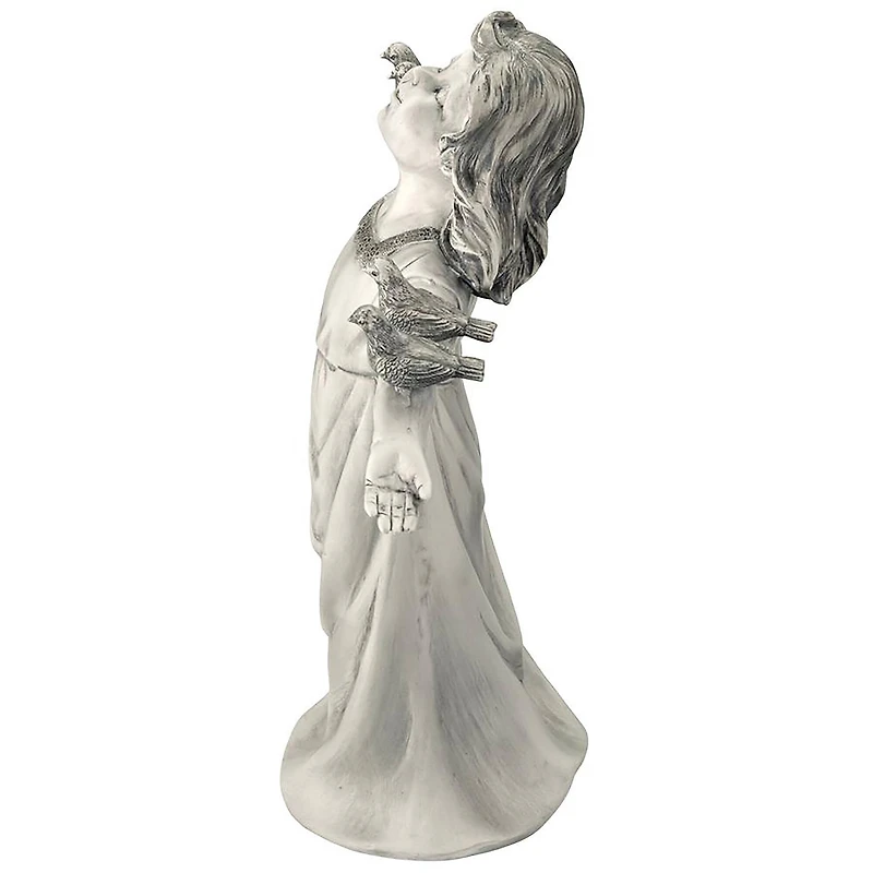 Design Toscano 12" Basking in God's Glory Little Girl Statue