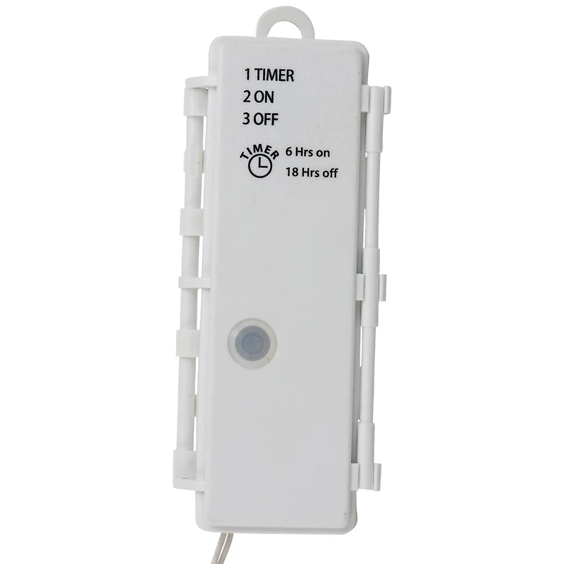 3ft. Pre-Lit White Pine Artificial Christmas Tree, Clear LED Lights