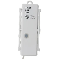 3ft. Pre-Lit White Pine Artificial Christmas Tree, Clear LED Lights