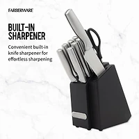 Farberware Edgekeeper 11-Piece Stainless Steel Knife Block Set