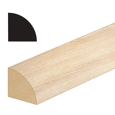 Houseworks® 1/16" x 1/16" x 24" Quarter Round Moulding
