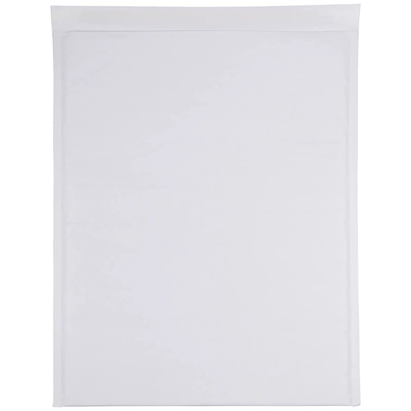 JAM Paper 14.25" x 18.5" White Kraft Bubble Lite Padded Mailers, 25ct.