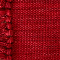 DII® Variegated Red Fringe Placemat & Napkin Set, 8ct.