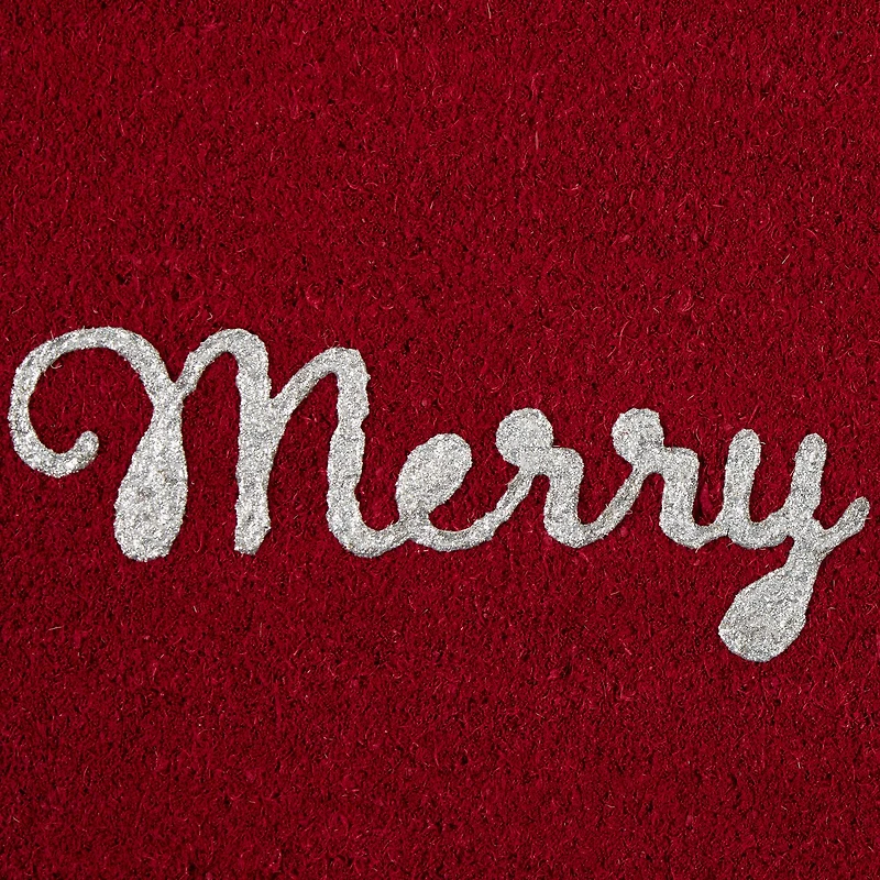 DII® Merry Christmas Sparkle Doormat