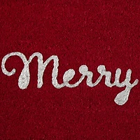 DII® Merry Christmas Sparkle Doormat