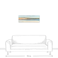 Dreamy Beach 36" x 12" Canvas Wall Art