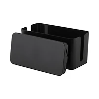 Simplify Black Cable Organizer Boxes, 2ct.