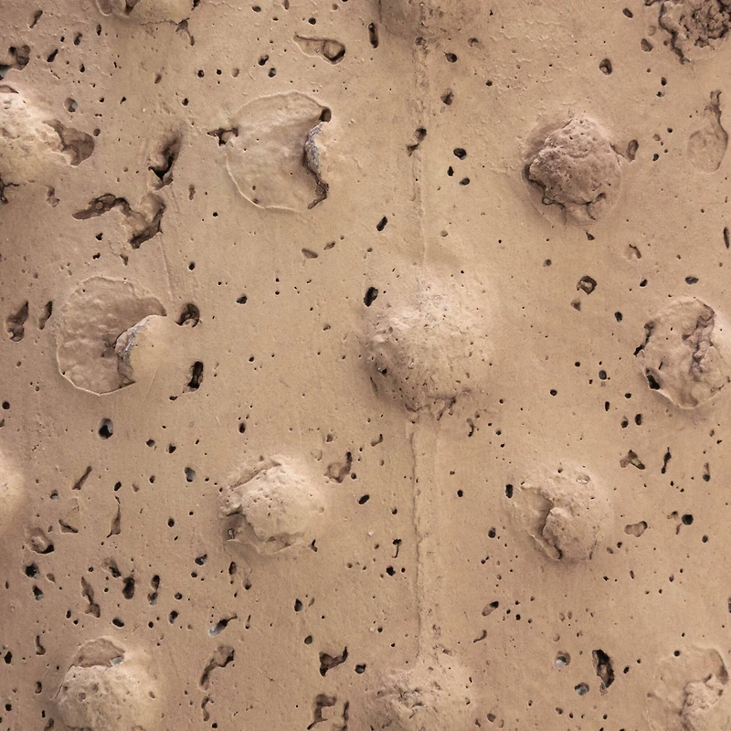 Hello Honey® 7'' Distressed Finish Sandstone Hobnail Planter