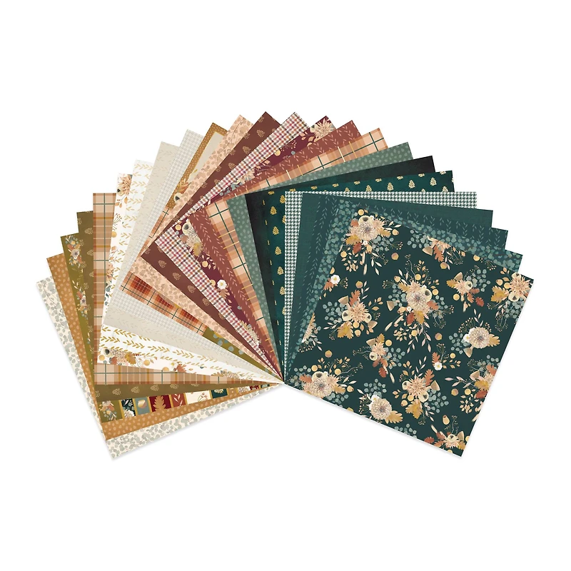 Craft Smith 12" x 12" Warm Tapestry Paper Pad