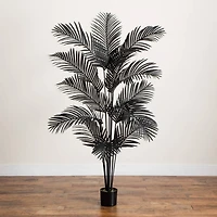 6ft. Artificial Halloween Black Paradise Palm Tree