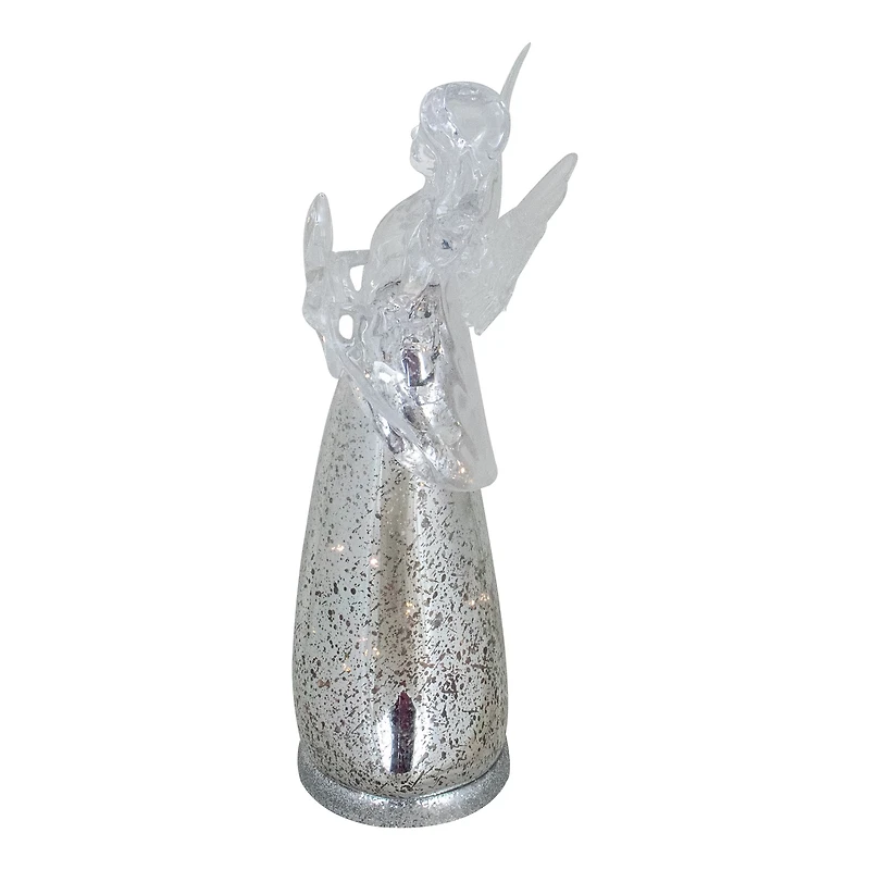 13" Lighted Angel Holding a Star Christmas Tabletop Figurine