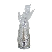 13" Lighted Angel Holding a Star Christmas Tabletop Figurine
