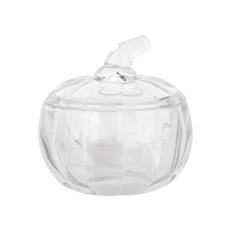 4" Pumpkin Glass Container by Ashland