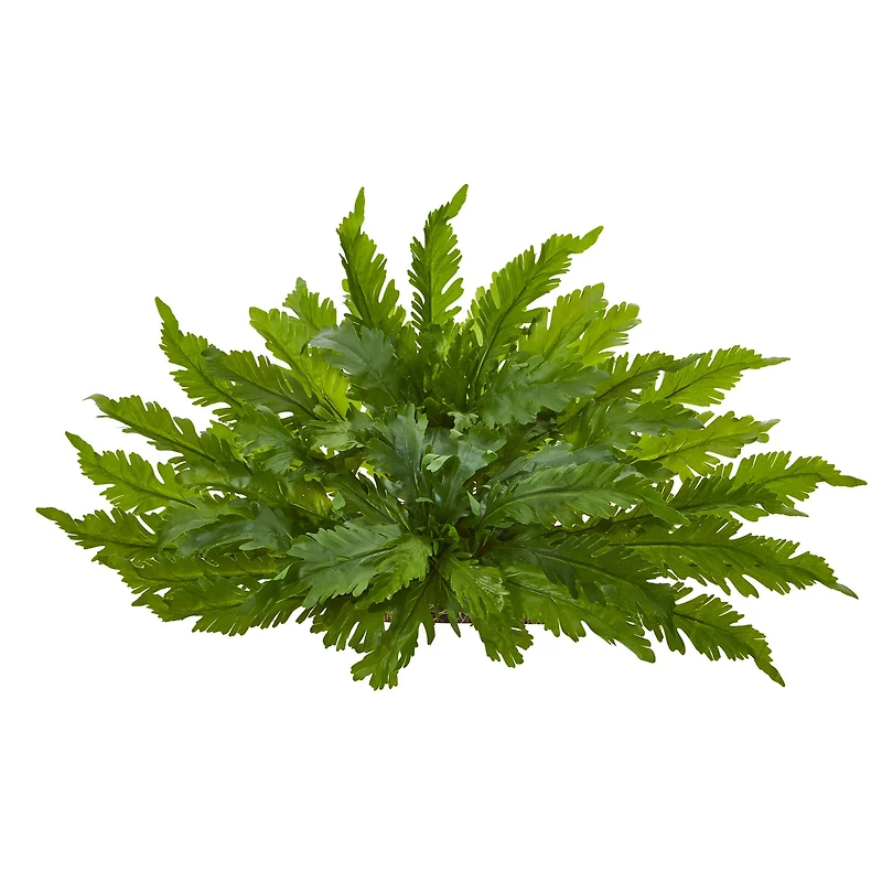 26" Green Fern Artificial Ledge Plant