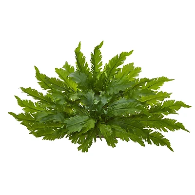 26" Green Fern Artificial Ledge Plant