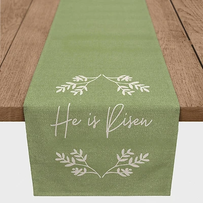 He Is Risen Runner 1 16" x 72" Cotton Twill Runner
