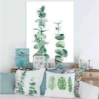 Designart - Silver Blue Eucalyptus Branch