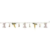 3.5ft. Plush Easter Rabbit & Carrot Twine Garland 