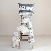 Hello Honey® 24" Believe Cotton Lumbar Pillow