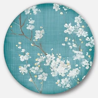 Designart - Blue Cherry Blossoms I