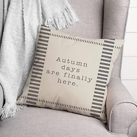 Striped Dashed Lines Throw Pillow