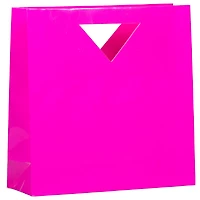 JAM Paper Medium Glossy Gift Bags with Triangle Handle
