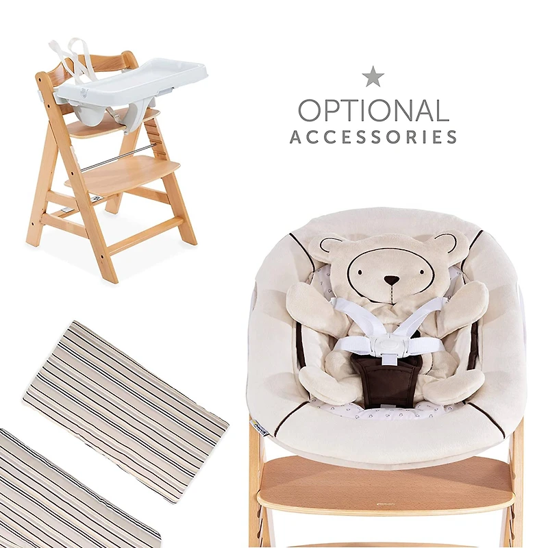 Hauck 3-in-1 Table Alpha Tray & 5-Point Harness Set