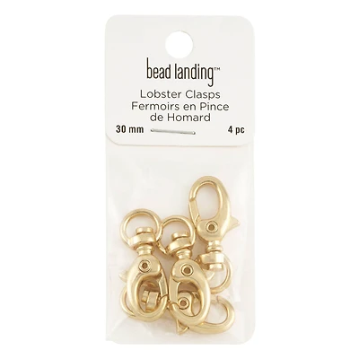 30mm Gold Lobster Clasps by Bead Landing™