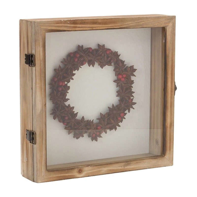 10" Dried Fruit Wreath Shadow Box Set