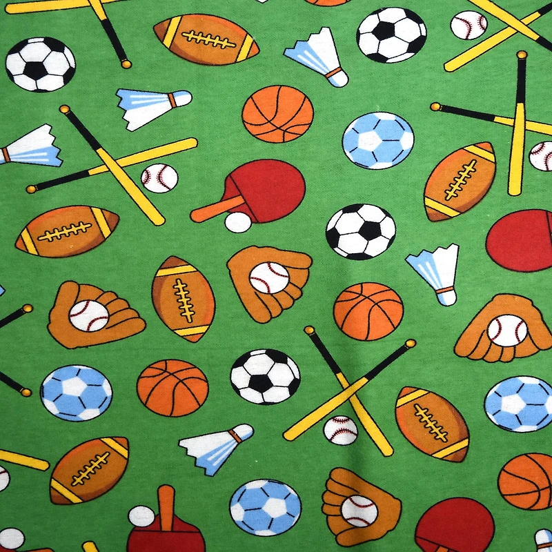 Feldman Green Sports Cotton Flannel