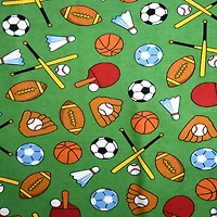 Feldman Green Sports Cotton Flannel