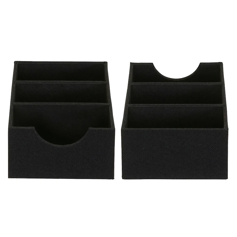 Household Essentials 3-Compartment Drawer Organizers