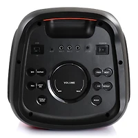 beFree Sound 8" Wireless Rechargeable Bluetooth Party Speaker With LED Illuminating Lights