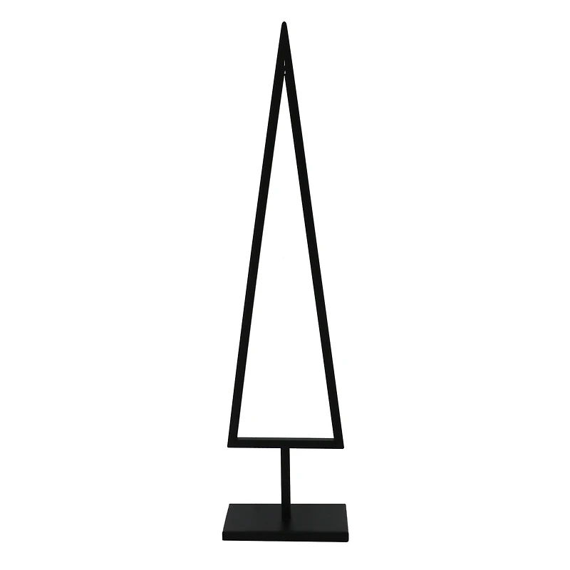 Black Metal Triangle Tree Tabletop Décor by Ashland