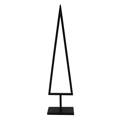 Black Metal Triangle Tree Tabletop Décor by Ashland