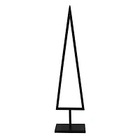 Black Metal Triangle Tree Tabletop Décor by Ashland