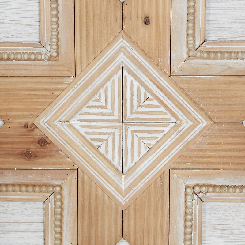 Brown & White Wood Rustic Southwest Wall Décor Set