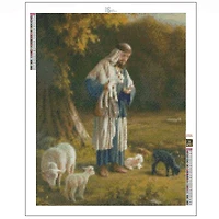 Sparkly Selections The Lord is My Shepherd 40cm x 50cm Diamond Painting Kit, Round Diamonds