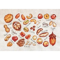 Luca-S Nuts & Seeds Counted Cross Stitch Kit