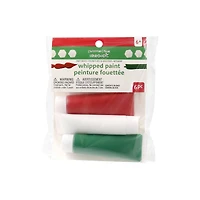 Red, White & Green Whipped Paint with Tips by Creatology™