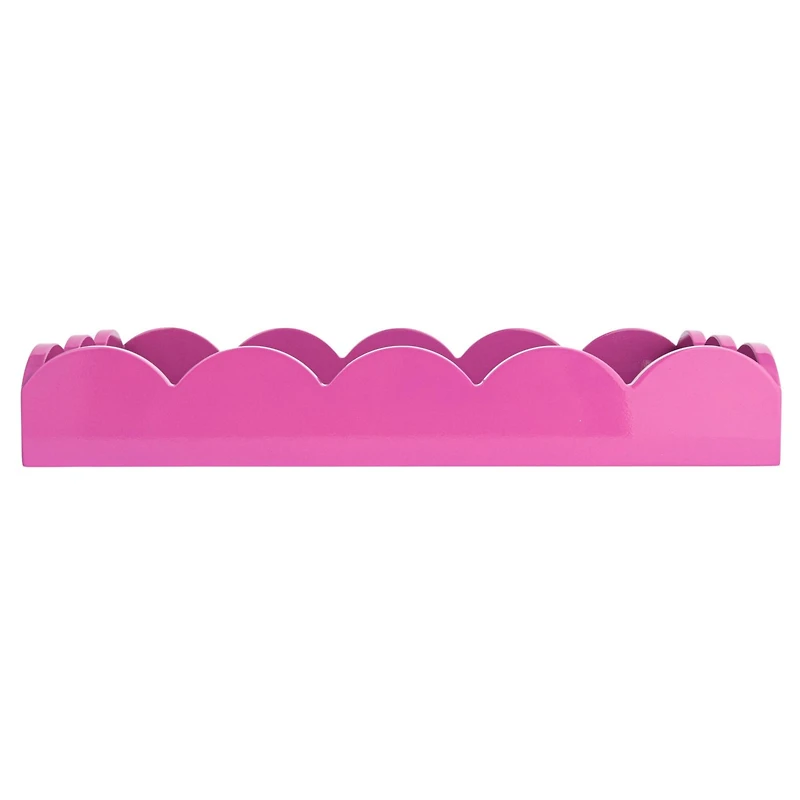 Hello Honey® 16" Wide Fuchsia Wood Tray