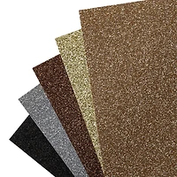 6 Packs: 48 ct. (288 total) Metallic Glitter Cardstock Paper Pad by Recollections™, 4.5" x 7"