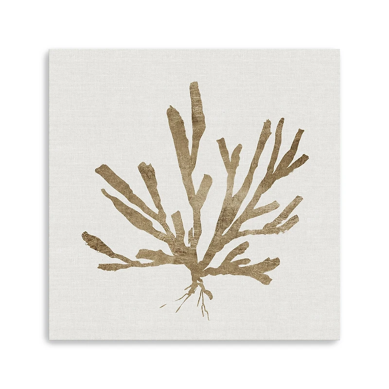 Metallic Coral I Canvas Giclee