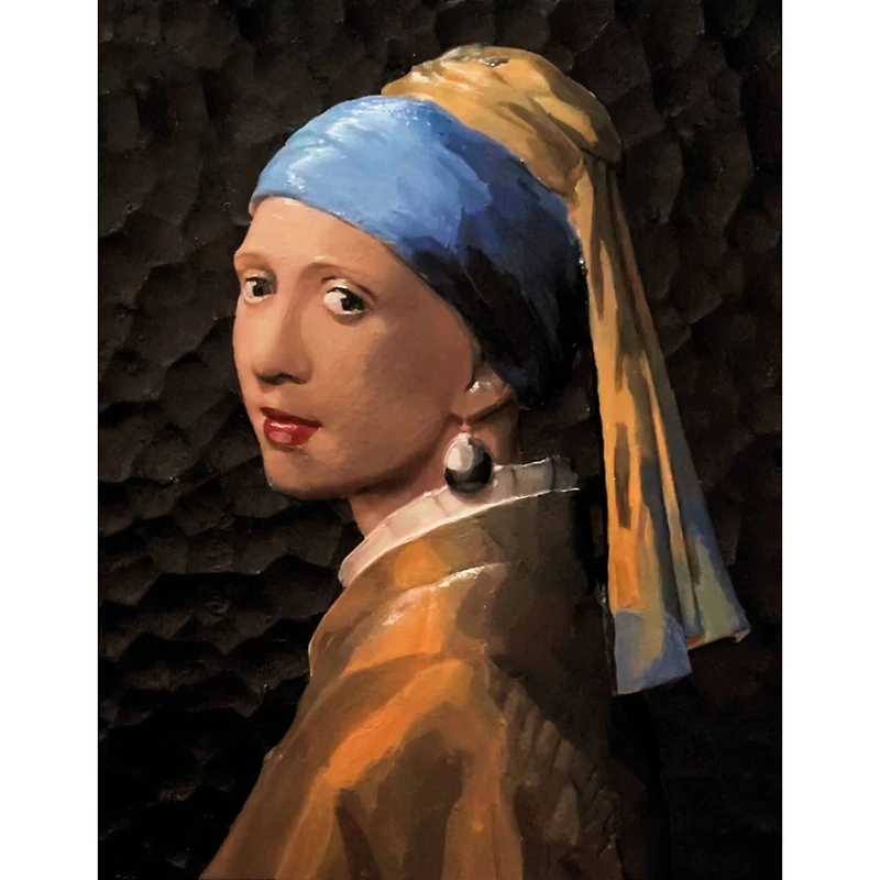 Girl with the Pearl Earring Relief Painting Kit by Artist's Loft®