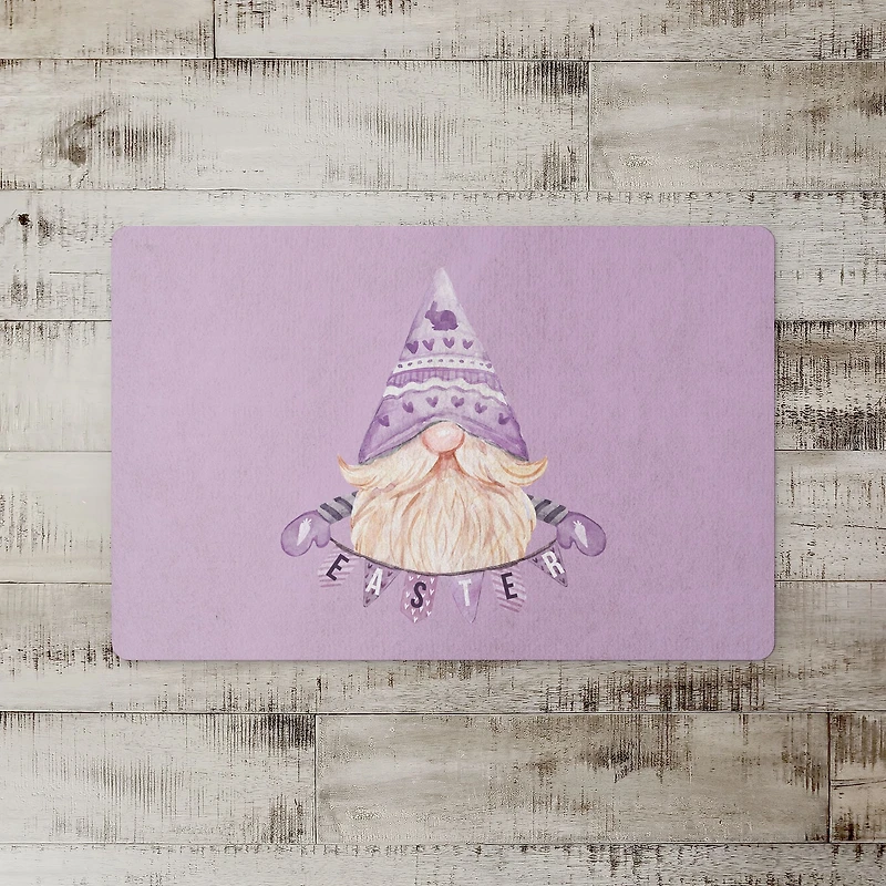 Easter Gnome Banner Mat 27" x 18" Floor Mat