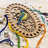 Wonderland Crafts Bird Numbered Embroidery Thread Organizer