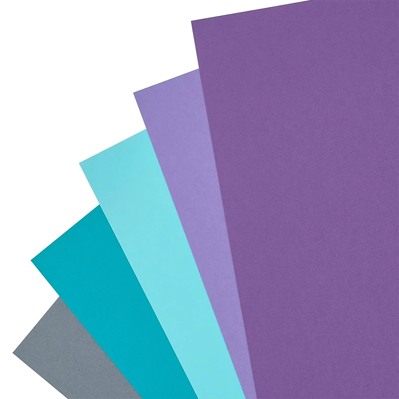 12 Packs: 50 ct. (600 total) Cool Water 8.5" x 11" Cardstock Paper by Recollections™